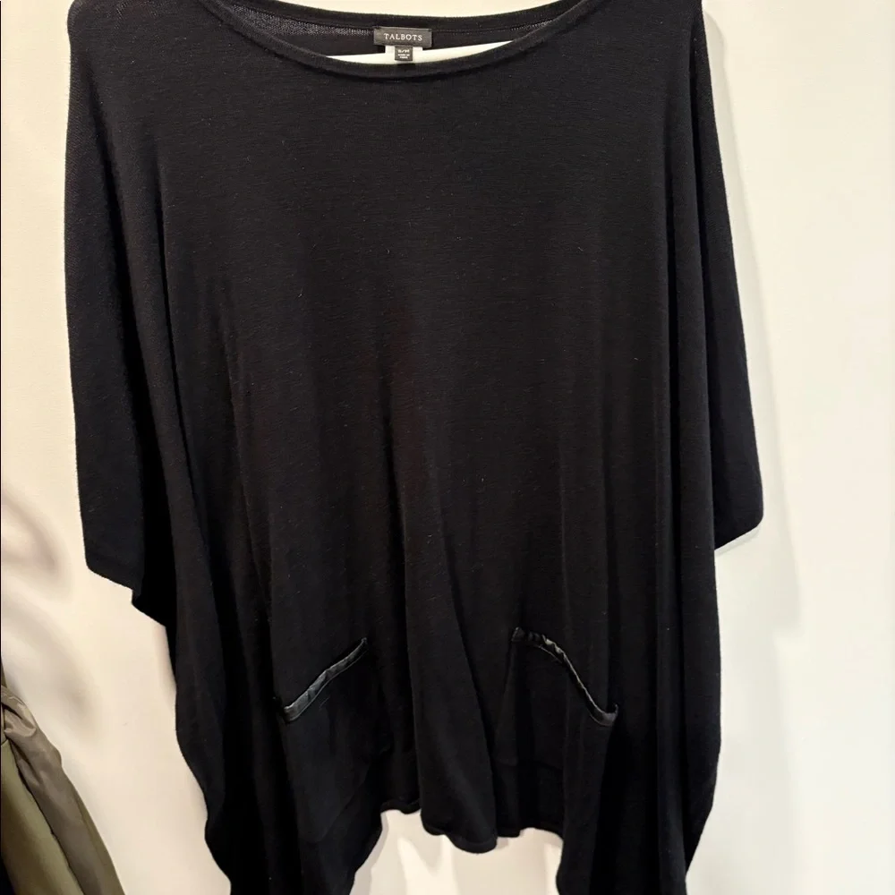 Talbot’s black poncho - Picture 1 of 4